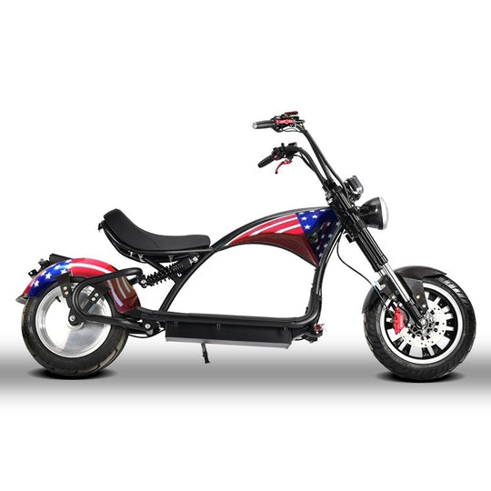 Electrifying Style M3 M3P 60V 50cc Chopper Scooter SoverSky