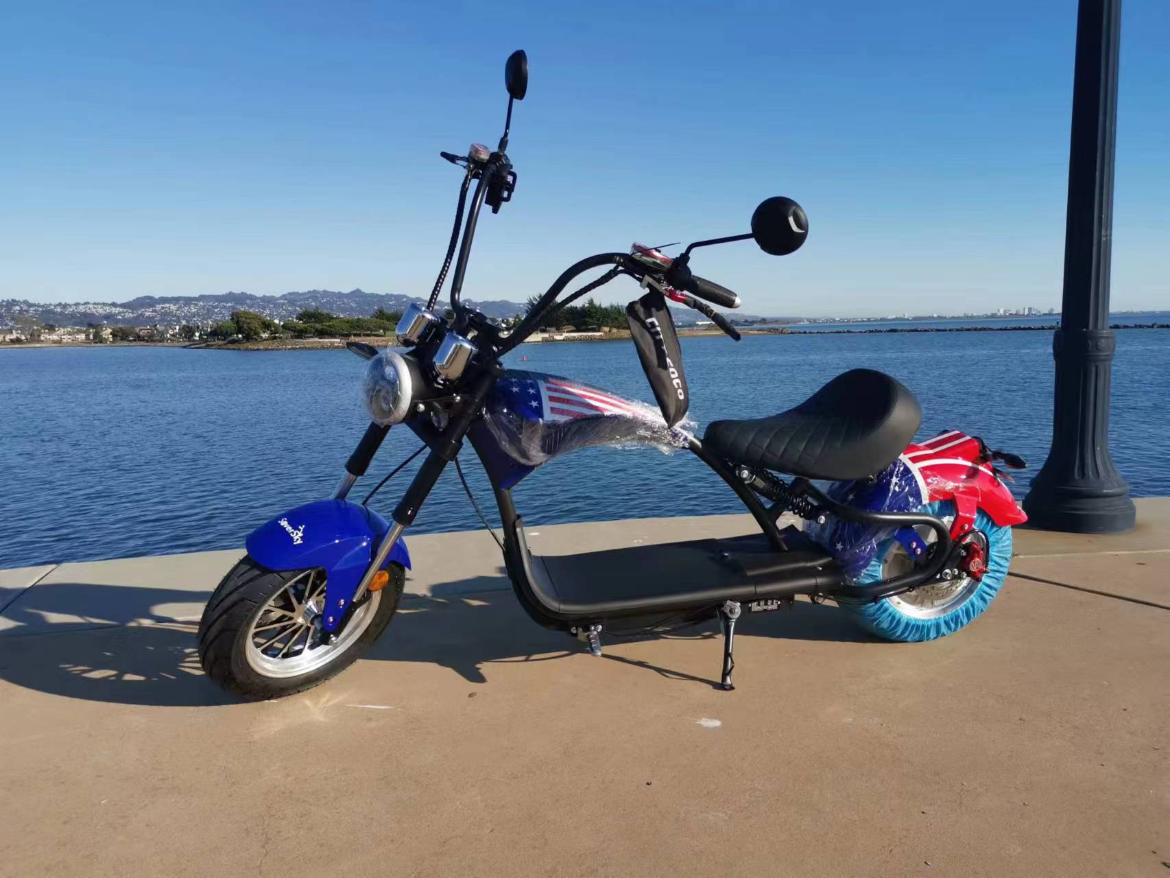 2000w electric chopper motorcycle scooter M5 SoverSky