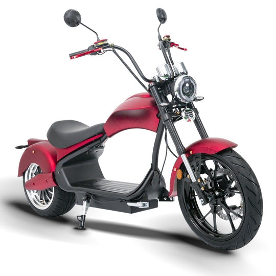 4000W SoverSky MH3: High-Speed 45MPH Lithium Electric Chopper Scooter