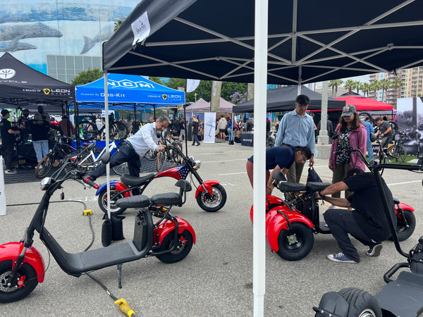 The most popular Electric Scooter supplier--SoverSky in the trade show