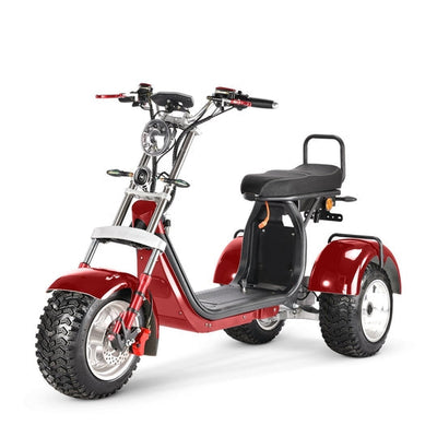 The 4000W Three-Wheel Golf Trike Scooter for 36+ Holes of Ultimate Comfort