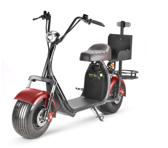 Rev Up A Golf Game With A Wide Tire Two Wheels Golf Scooter