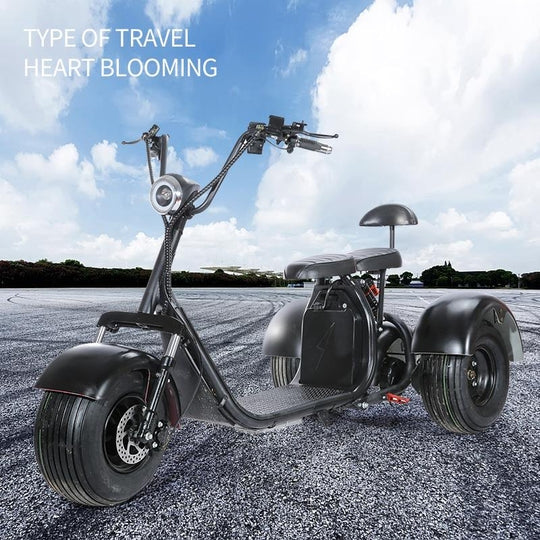 Electric Fat Tire Trike Scooter T7.0: The Ultimate Chopper-Style Mobility Solution