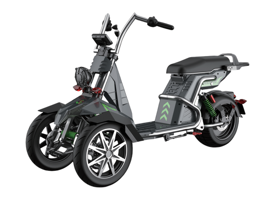 4000w Three Wheeled Motorcyle E-Trike 50Ah Li-Battery SoverSky T100