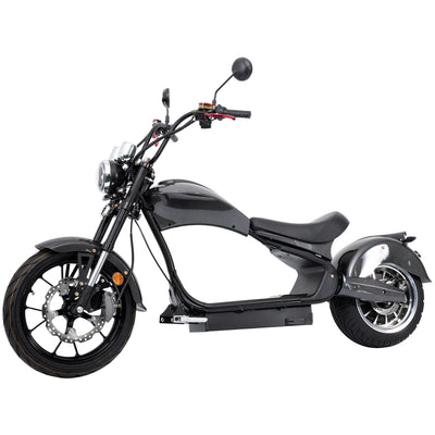 4000w-45MPH SoverSky MH3 Lithium Chopper Scooter Electric Motorcycle
