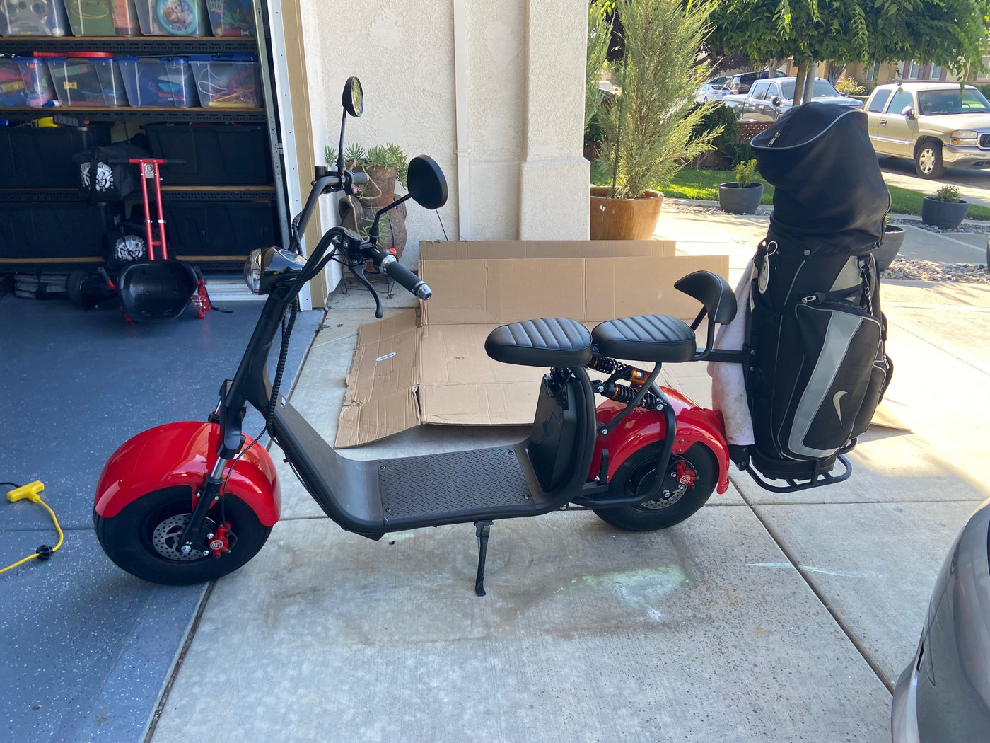 X7 Fat Tire Two Wheel Golf Scooter freeshipping - SoverSky
