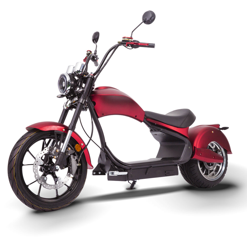 4000w-45MPH SoverSky MH3 Lithium Chopper Scooter Electric Motorcycle